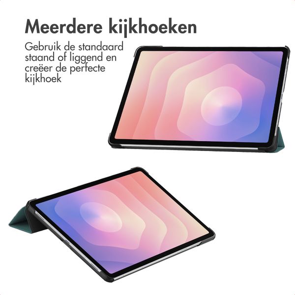 imoshion Trifold Bookcase Samsung Galaxy Tab S11 - Donkergroen