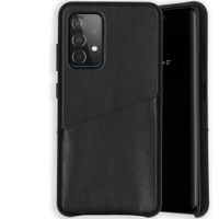 Selencia Vegan Lederen Backcover Samsung Galaxy A52(s) (5G/4G) - Zwart