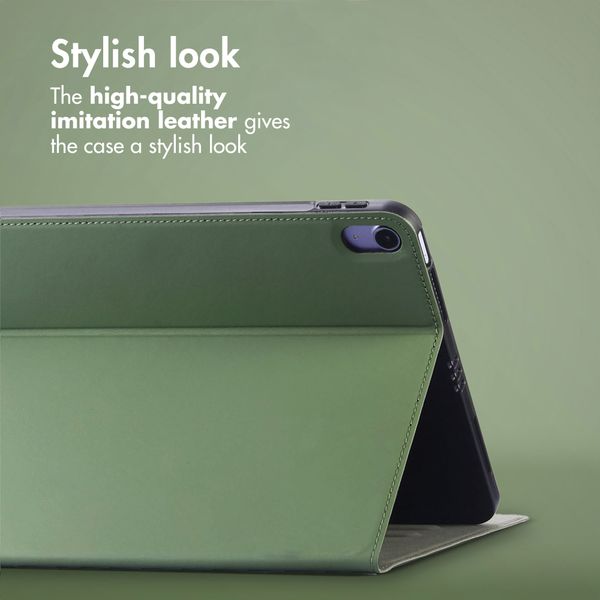 Accezz Classic Tablet Case Apple iPad Air 11 inch (2026) M4 / (2025) M3 / (2024) M2 / Air 5 (2022) / Air 4 (2020) - Green