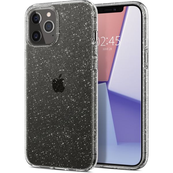 Spigen Liquid Crystal Backcover iPhone 12 (Pro) - Glitter