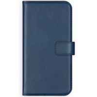 Selencia Echt Lederen Bookcase iPhone Xr - Blauw