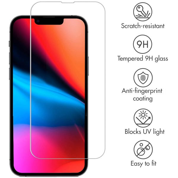 Accezz Tempered Glass Screen Protector 2-pack Apple iPhone 13 Pro Max / 14 Plus