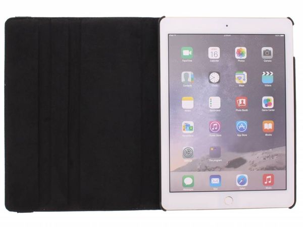 360° Draaibare Bookcase iPad Air 2 (2014) - Zwart