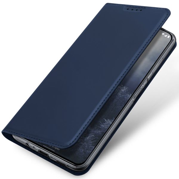 Dux Ducis Slim Softcase Bookcase Nokia G60 - Donkerblauw