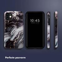 Selencia Vivid Tough Backcover iPhone 11 - Chic Marble Black