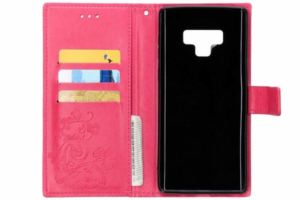 Klavertje Bloemen Bookcase Samsung Galaxy Note 9