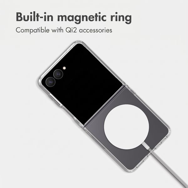 Accezz Xtreme Impact Back Cover with MagSafe Samsung Galaxy Z Flip 8 - Transparent