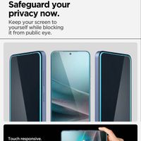 Spigen GLAStR Privacy EZ Fit Screenprotector + Applicator Samsung Galaxy S24 Plus / S25 Plus