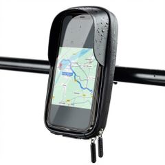 imoshion Telefoonhouder fiets - Spatwaterdicht - Met Zonneklep - Zwart
