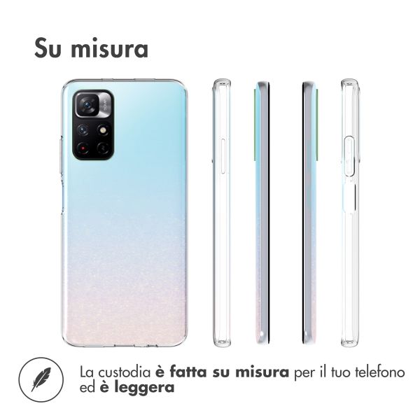 Accezz Clear Backcover Xiaomi Redmi Note 11 (4G) / Note 11S (4G) - Transparant