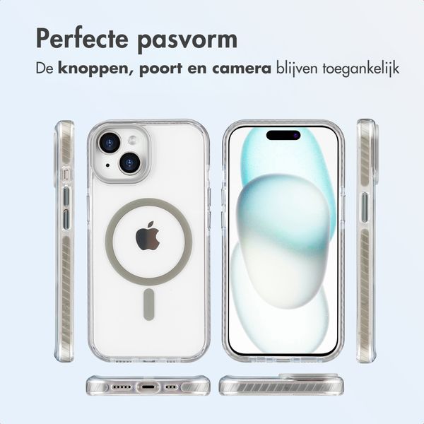 imoshion Combat MagSafe Backcover Apple iPhone 15 - Grijs
