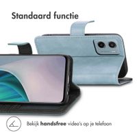 imoshion Luxe Bookcase Motorola Moto G05 / E15 - Lichtblauw