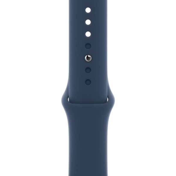 Apple Sport Band Apple Watch Series 1 t/m 9 / SE (38/40/41 mm) | Series 10 (42 mm) - Abyss Blue