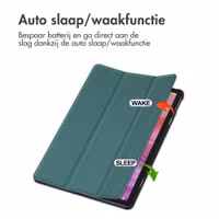 imoshion Trifold Bookcase Lenovo Tab (2025) - Donkergroen