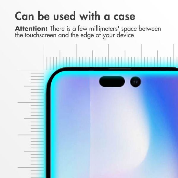 Accezz Tempered Glass Screen Protector 2-pack Apple iPhone 14 Pro
