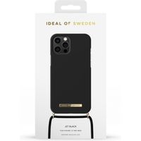 iDeal of Sweden Ordinary Necklace Case iPhone 12 Pro Max - Jet Black