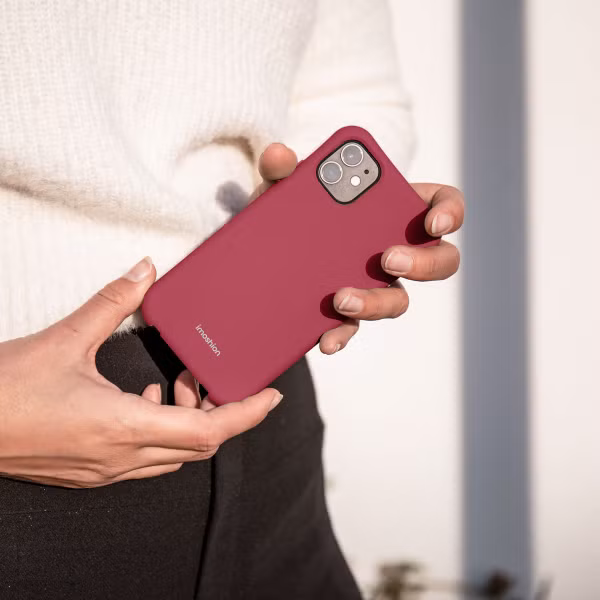 imoshion Color Backcover met afneembaar koord Apple iPhone 14 Pro - Donkerrood