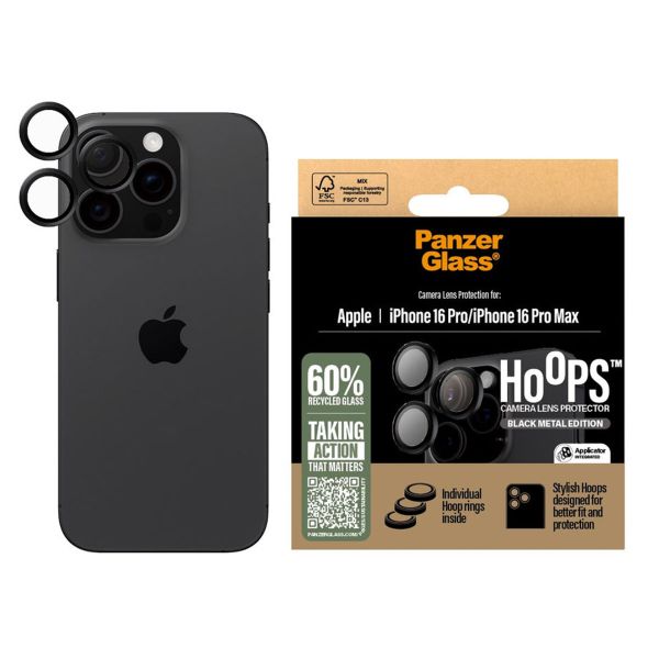 PanzerGlass Camera Protector Hoop Optic Rings Apple iPhone 16 Pro / 16 Pro Max