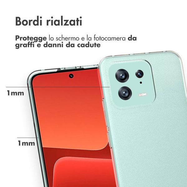 Accezz Clear Backcover Xiaomi 13 - Transparant