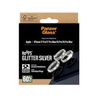 PanzerGlass Camera Protector Hoops Optic Rings voor de Apple iPhone 17 Pro / 17 Pro Max - Glitter Zilver