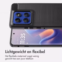 imoshion Brushed Backcover Motorola Edge 60 Pro - Zwart