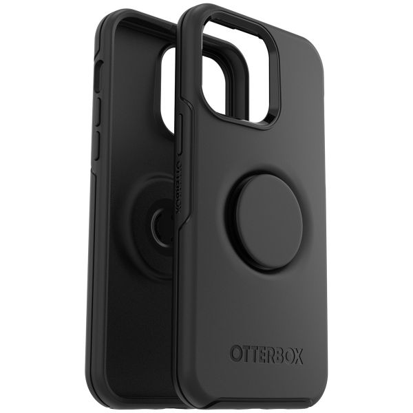 OtterBox Otter + Pop Symmetry Backcover iPhone 14 Pro Max - Zwart