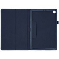 Effen Bookcase Samsung Galaxy Tab S5e - Donkerblauw