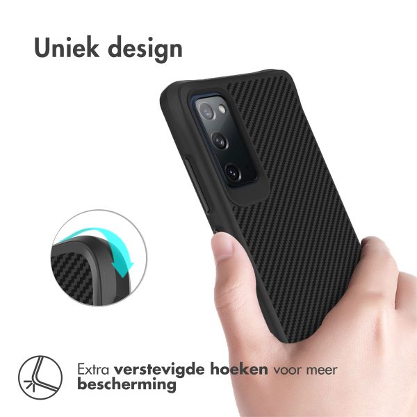 imoshion Rugged Hybrid Case Samsung Galaxy S20 - Zwart