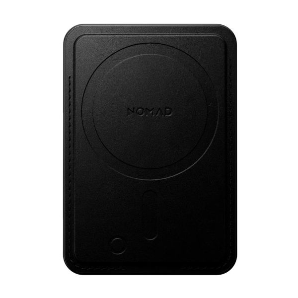 Nomad Leather Mag Wallet met Apple Find My Tracking - Black