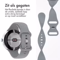 imoshion Siliconen⁺ bandje Google Pixel Watch 3 / 4 (45 mm) - Maat S - Grijs