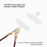 Selencia Universeel Polskoord met 2 haken - Choco Brown