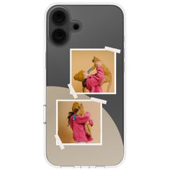 Gepersonaliseerd hoesje met filmrol N°2 iPhone 16 - Transparant