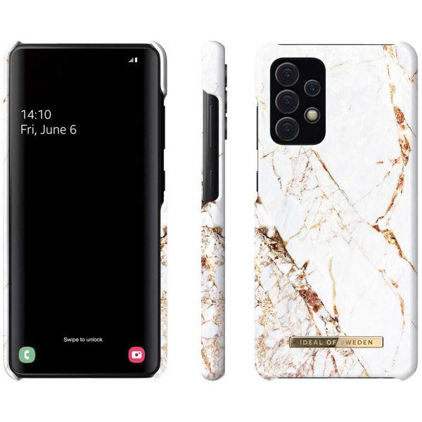 iDeal of Sweden Fashion Backcover Samsung Galaxy A52(s) (5G/4G) - Carrara Gold