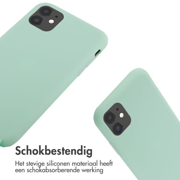imoshion Siliconen hoesje met koord Apple iPhone 11 - Mintgroen