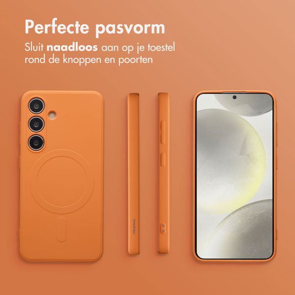 imoshion Color Backcover met MagSafe Samsung Galaxy S24 - Neon Orange