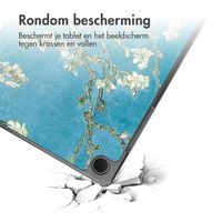 imoshion Design Trifold Bookcase Samsung Galaxy Tab A11 Plus / A9 Plus - Green Plant