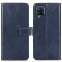 imoshion Luxe Bookcase Samsung Galaxy A12 - Donkerblauw