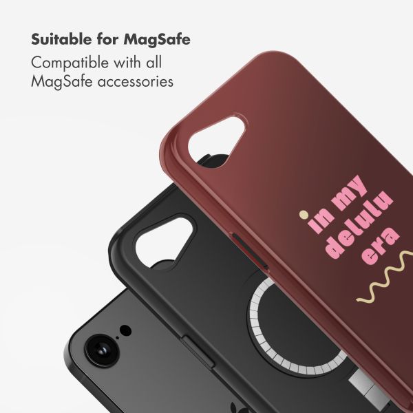 Selencia Vivid Back Cover with MagSafe Apple iPhone 17e / 16e - Delulu