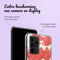 Hoesje met eigen foto en/of tekst Samsung Galaxy A52(s) (5G/4G) - Bloemen