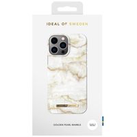 iDeal of Sweden Fashion Backcover iPhone 13 Pro Max - Golden Pearl Marble