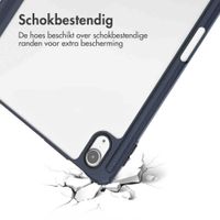 imoshion Trifold Hardcase Bookcase Apple iPad Air 11 inch (2026) M4 / (2025) M3 / (2024) M2 / Air 5 (2022) / Air 4 (2020) - Donkerblauw