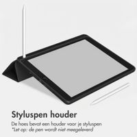 Accezz Smart Silicone Bookcase Apple iPad 9 (2021) 10.2 inch / iPad 8 (2020) 10.2 inch / iPad 7 (2019) 10.2 inch - Zwart