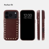 Selencia Studs Case with MagSafe Apple iPhone 18 Pro / 17 Pro - Cacao Crush