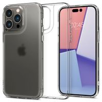 Spigen Quartz Hybrid Matte Clear Backcover iPhone 14 Pro Max - Transparant