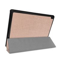 imoshion Trifold Bookcase Lenovo Tab E10 - Rosé Goud