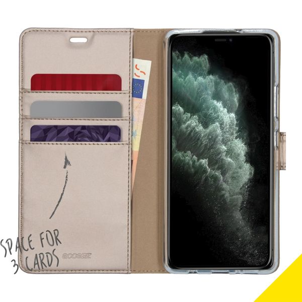 Accezz Wallet Softcase Bookcase Samsung Galaxy A42 - Goud