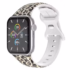 imoshion Siliconen⁺ bandje Apple Watch Series 1 t/m 9 / SE (38/40/41 mm) | Series 10 (42 mm) - Leopard