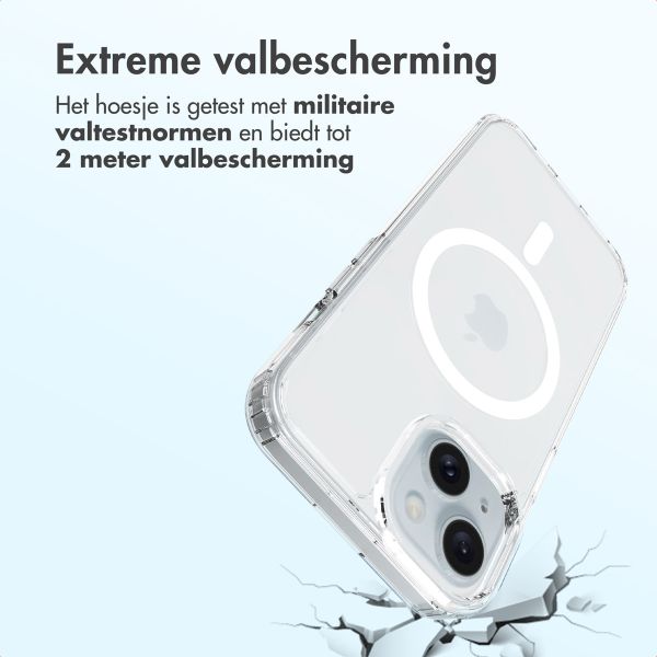 Accezz Xtreme Impact Backcover met MagSafe Apple iPhone 15 - Transparant
