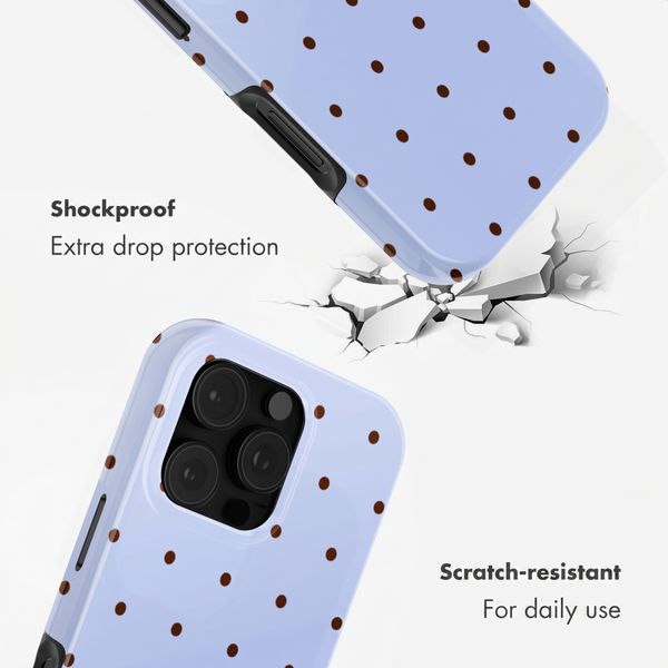 Selencia Vivid Back Cover Apple iPhone 16 Pro - Happy Dots Digital Sky