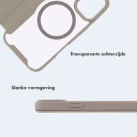 imoshion Transparante Bookcase met MagSafe Apple iPhone 15 - Beige